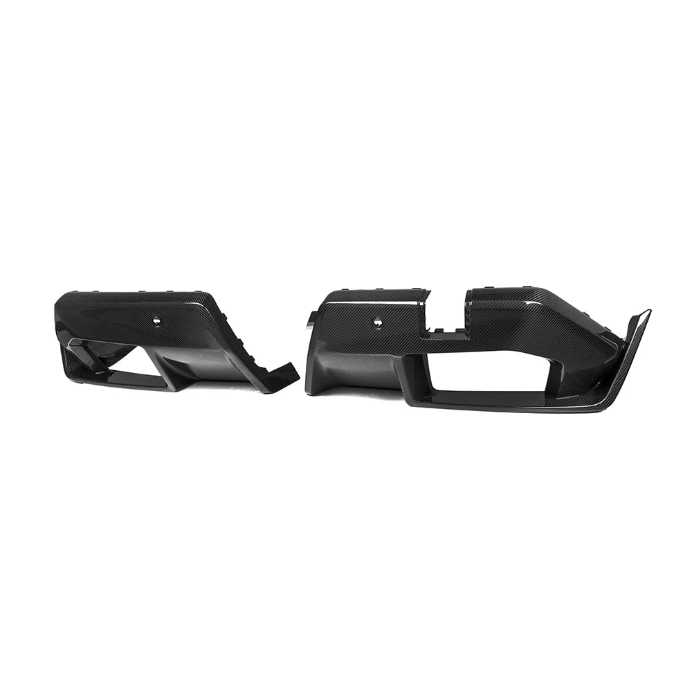 For BMW M5 Series G90 G99 Real Dry Carbon Fiber Rear Diffuser