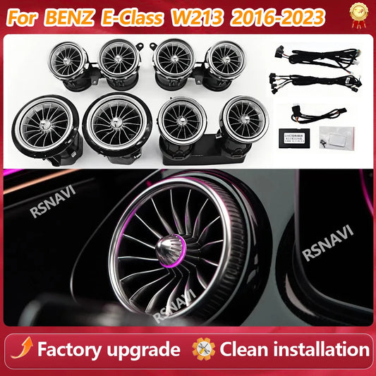 For Mercedes Benz E-Class W213 2016-2023 Colors Air Vents
