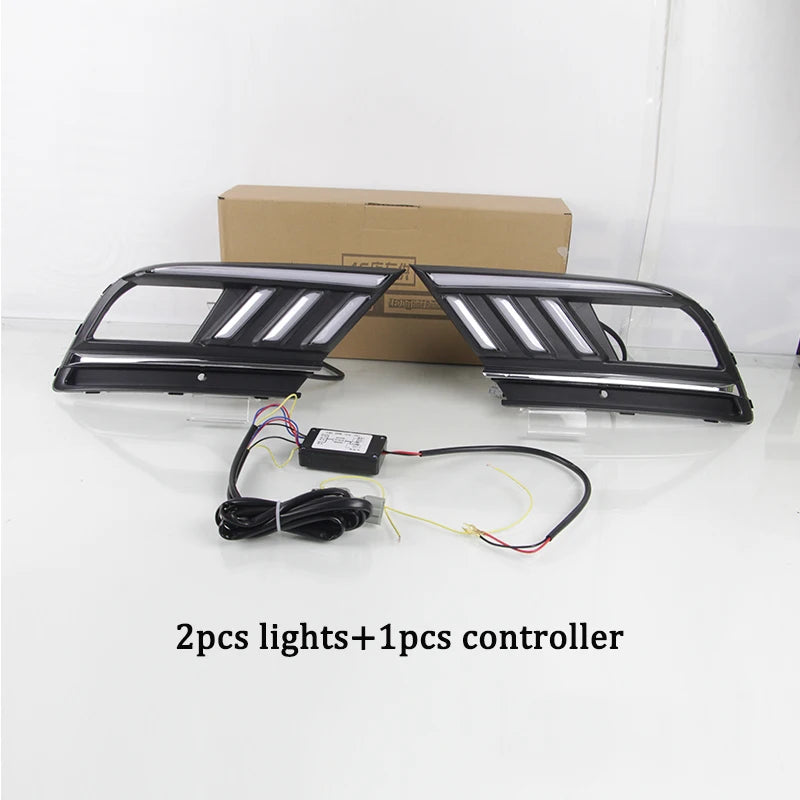 For Volkswagen VW Jetta 2016 - 12V Daytime Running 2018 Yellow