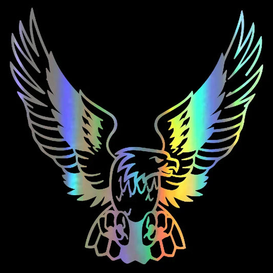 3D Sticker Fashion Eagle On Funny Wild Animal Stickers