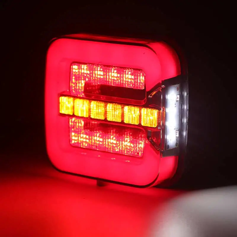 Rear Bumper Brake Tail Stop Turn Signal In Drl