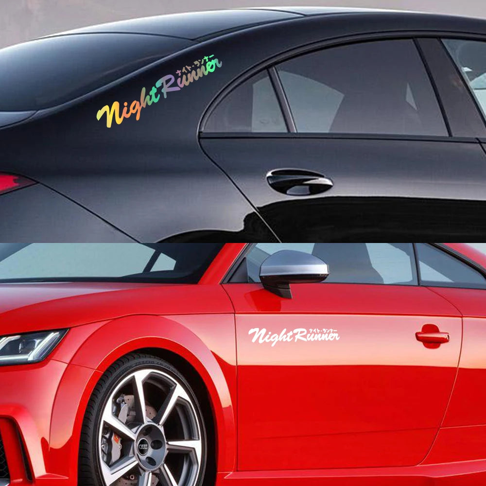Sticker Japanese Jdm Racing Night Runner Front Windshield