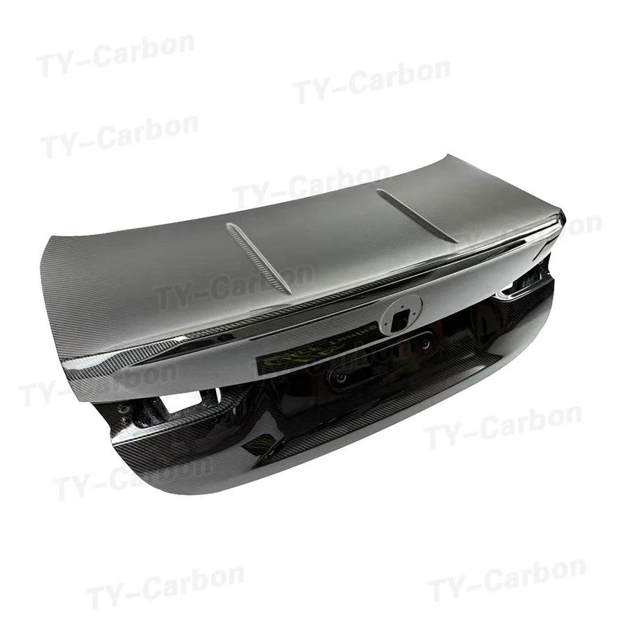 For BMW 3 4 Series G20 Dry Carbon Fiber Rear Bumper Tail Spoiler