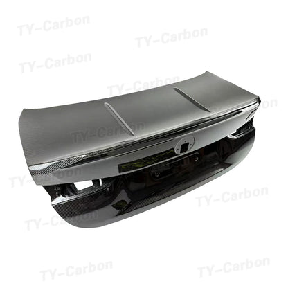For BMW 3 4 Series G20 Dry Carbon Fiber Rear Bumper Tail Spoiler