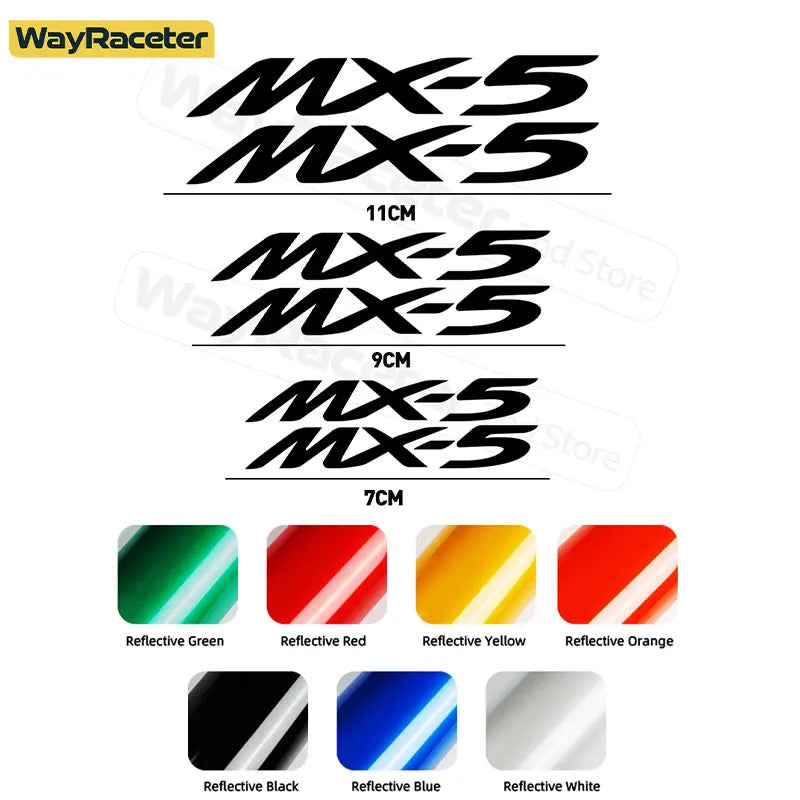 For Mazda MX5 MX-5 Miata Na Brake Caliper Sticker Temperature