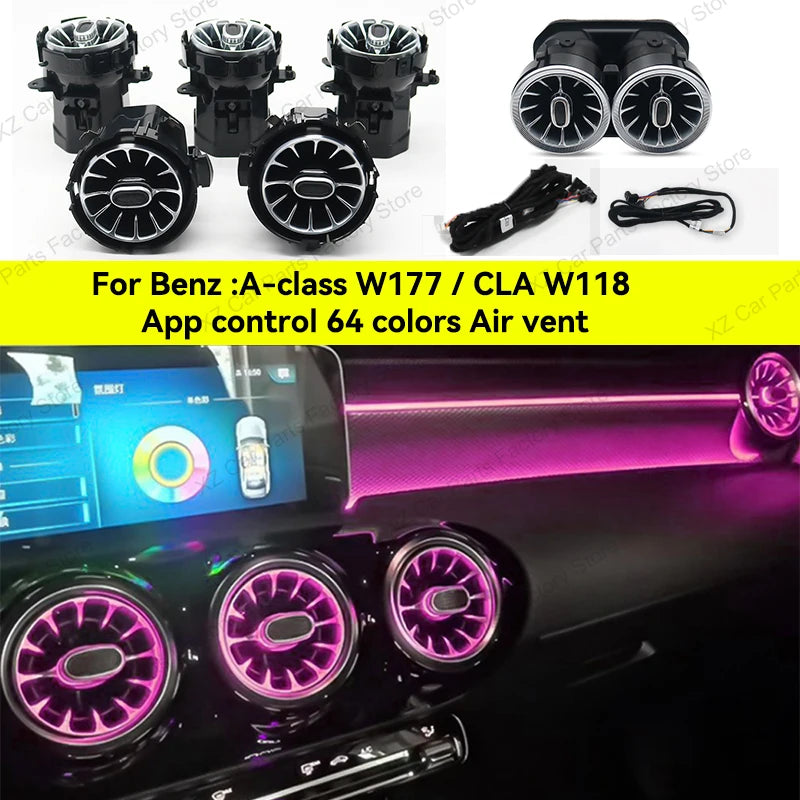 For Mercedes-Benz W177 W118 A-class Cla Air Vent 2019-2025 APP