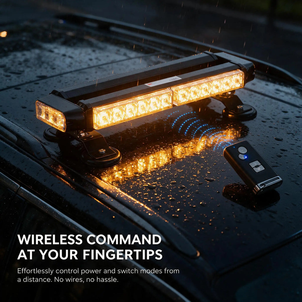 Strobe Roof Signal Warning Trucks Flashing Magnetic Ceiling Four