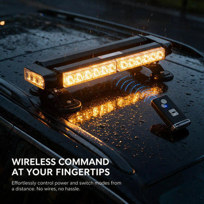 Strobe Roof Signal Warning Trucks Flashing Magnetic Ceiling Four