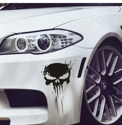 Pvc Stickers Punisher Skull Blood Sticker Decal Vinyl Reflective