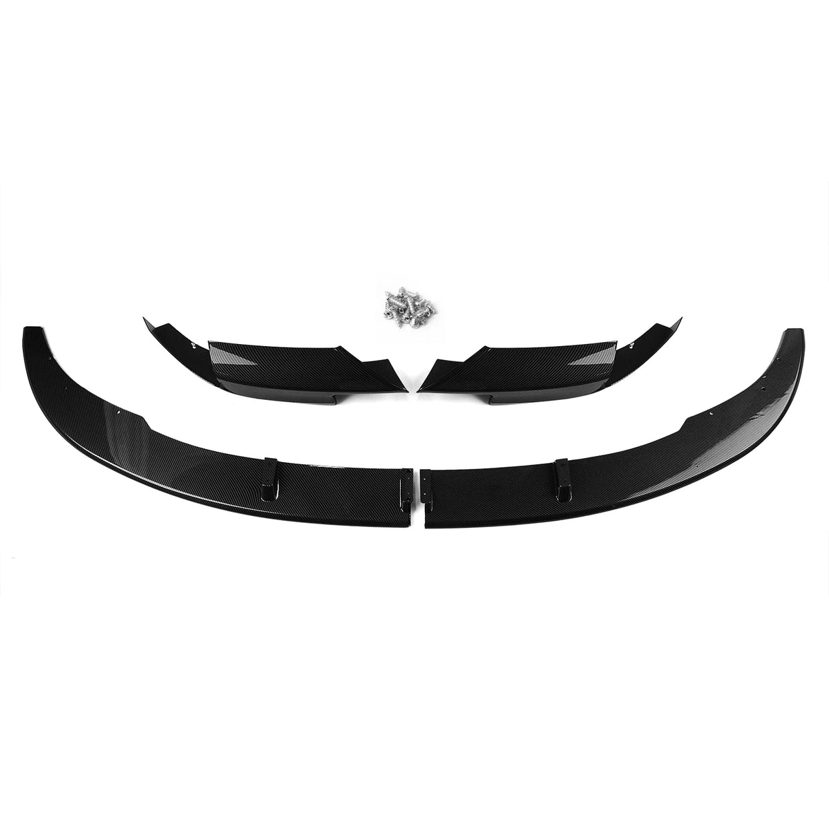 For BMW F10 M5 Only 2010-2016 Front Bumper Spoiler Lip blade+fog
