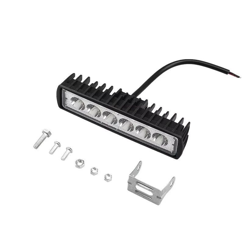 18W Work Bright Spotlight Offroad Automobile Truck Driving Fog