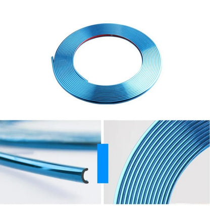 8M Decor Wheel Rim Protector Sticker Chrome Moulding Strip