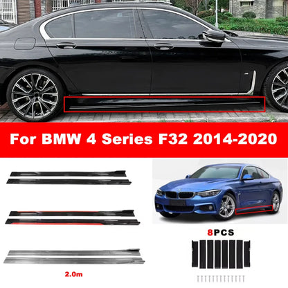 For BMW 4 Series F32 2014-2020 Side Skirt Splitters Extended