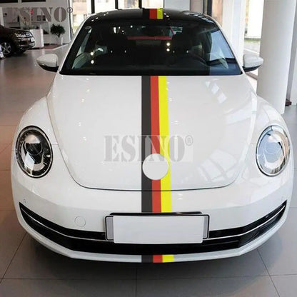 For M Color Germany France Italy Hood Door Side Skirt Stripe