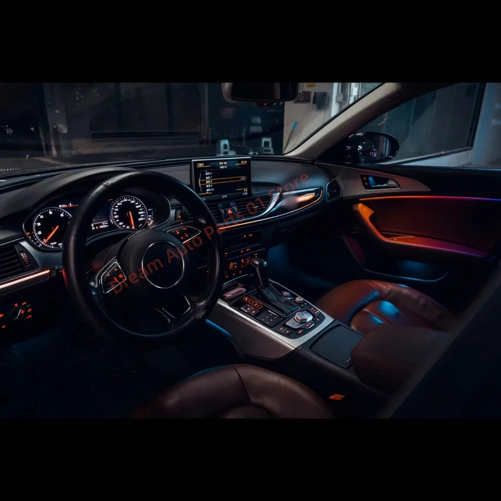 For Audi A6 C7 2012-2018 LED Atmosphere Interior Lighting