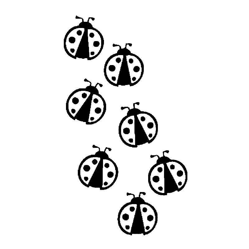 Sticker Cute Ladybug Creative Body Exterior Accesssories