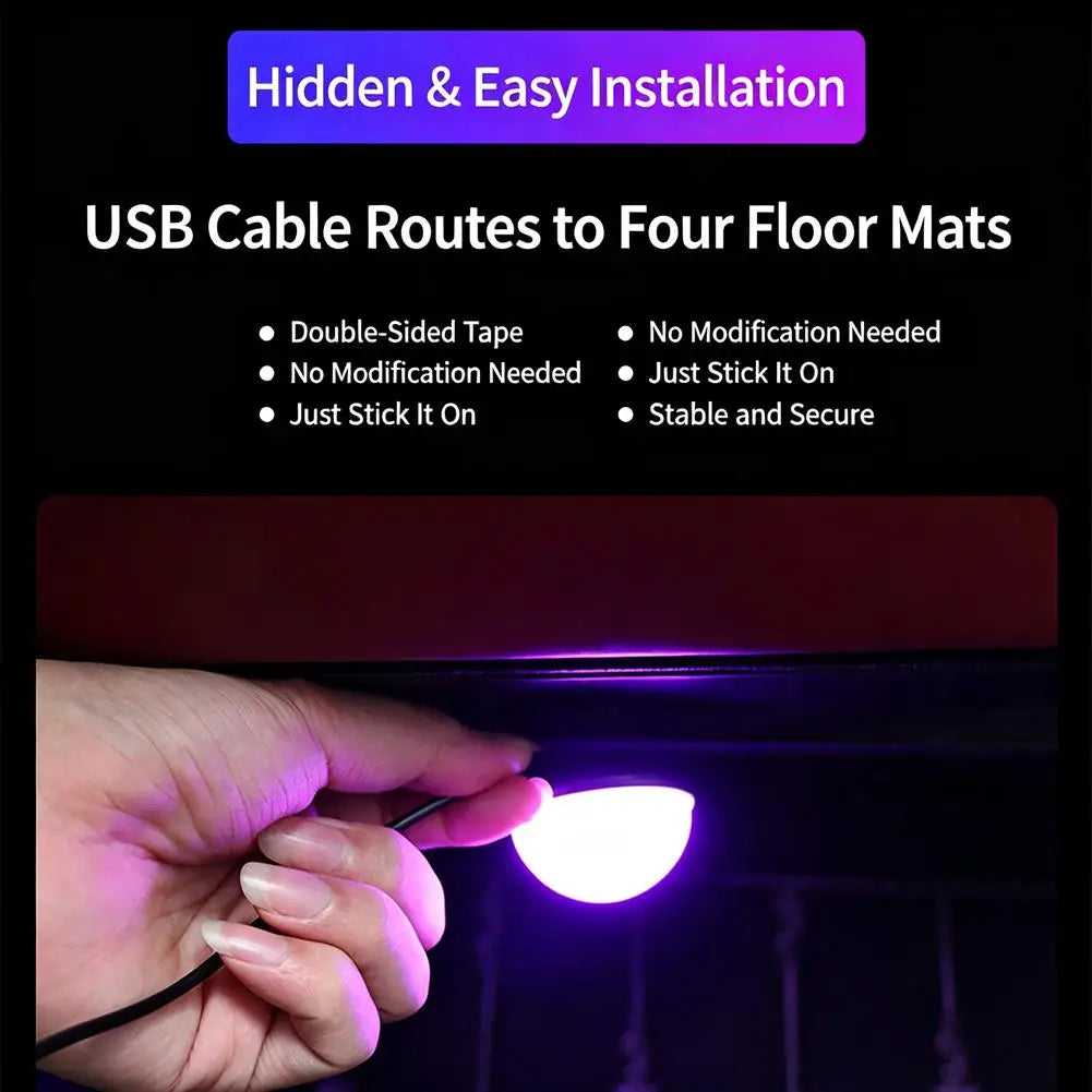 For Vehicle Interior Upgrade Accessories USB Interior Ambient In