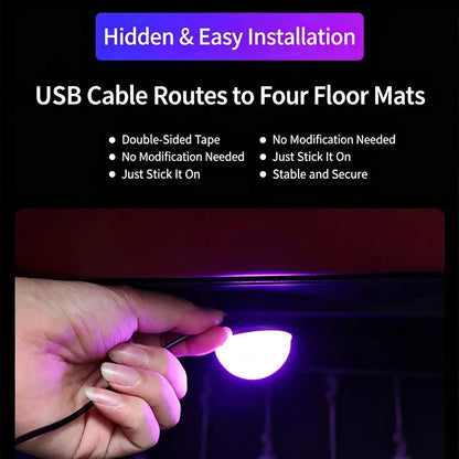 For Vehicle Interior Upgrade Accessories USB Interior Ambient In