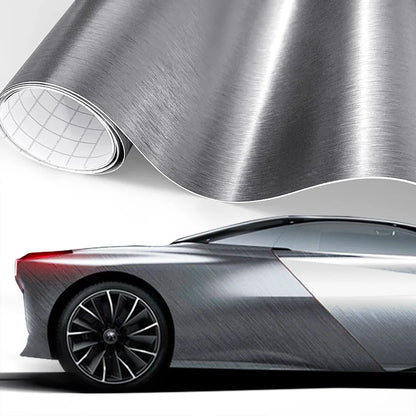 For Motorbike Auto Accessories Matt Brushed Aluminum Vinyl Wrap