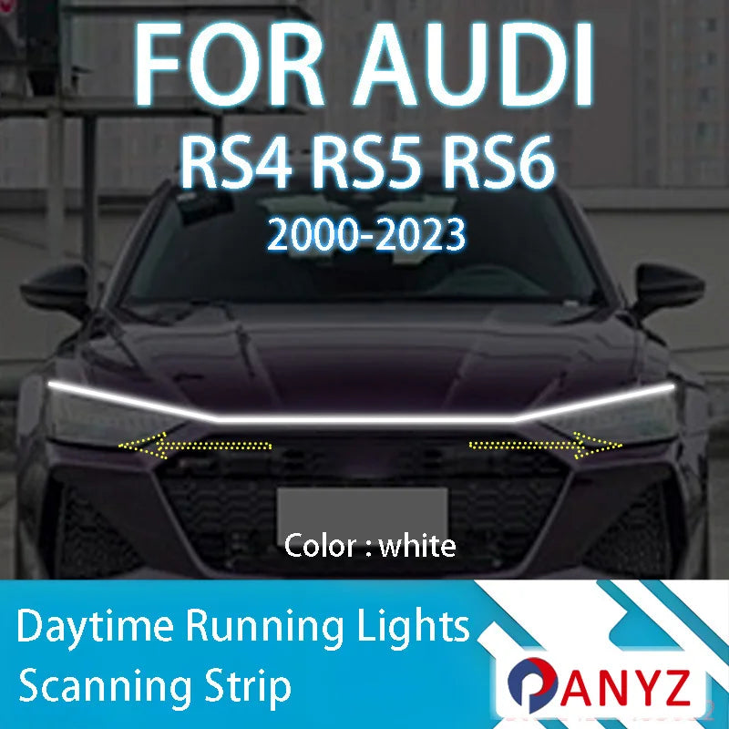 For Audi RS4 RS5 RS6 2000-2023 Upgrade Daytime Running Scan