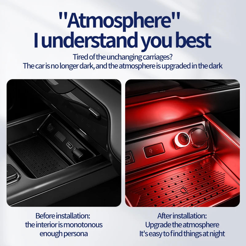 Ambient Lighting Interior MINI USB Atmosphere Plug Play Portable