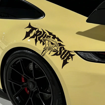Trust Issue Jdm Vinyl Sticker Front Rear Windshield Waterproof
