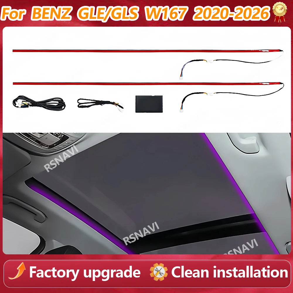 For Mercedes Benz Gle Gls W167 Colors Ambient Sunroof Accesorios