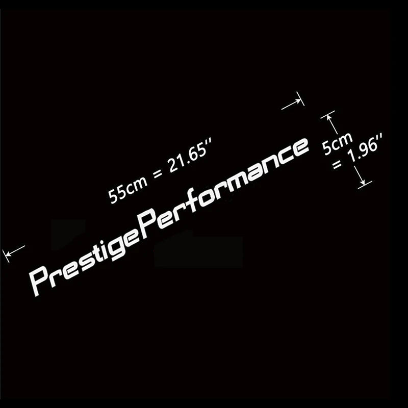 1PC Prestige Performance Graphic Front Windshield Decal Vinyl