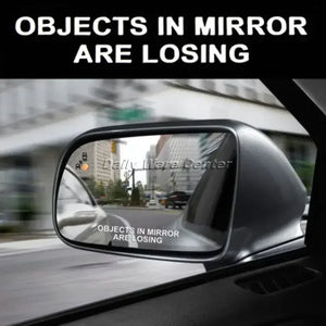 For Door Window Laptop Decal On Word Objects In Mirror Are