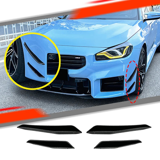 For BMW M2 G87 2023-2025 Front Bumper Wind Knife Splitter