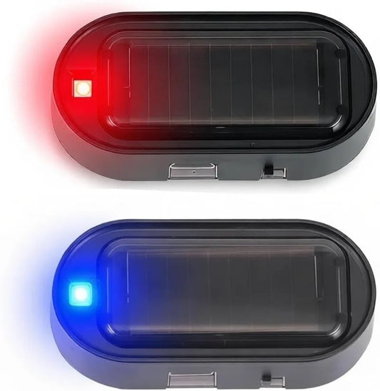 Solar Simulated Alarm Warn Flashing anti-theft Strobe Security