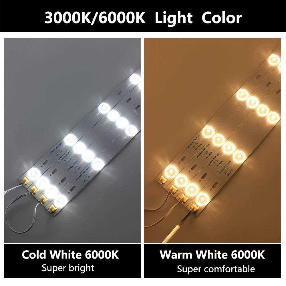 For Ceiling Light 22CM 31CM 41CM Bar Module 220V 52CM Brightness