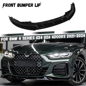 For BMW 4 Series G24 G26 Front Bumper Lip Spoiler Diffuser Body