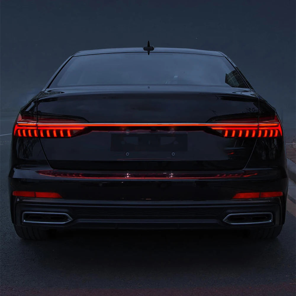 For Audi A6 C8 2019-2025 Decorative Dynamic Thru Tail Streamer