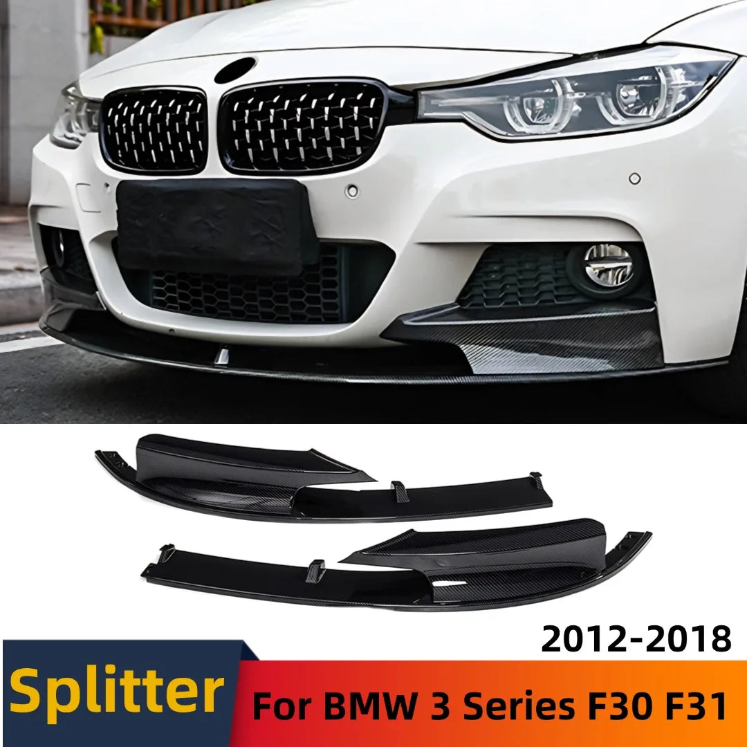 For BMW 3 Series F30 F31 Front Bumper Protector Lip Chin