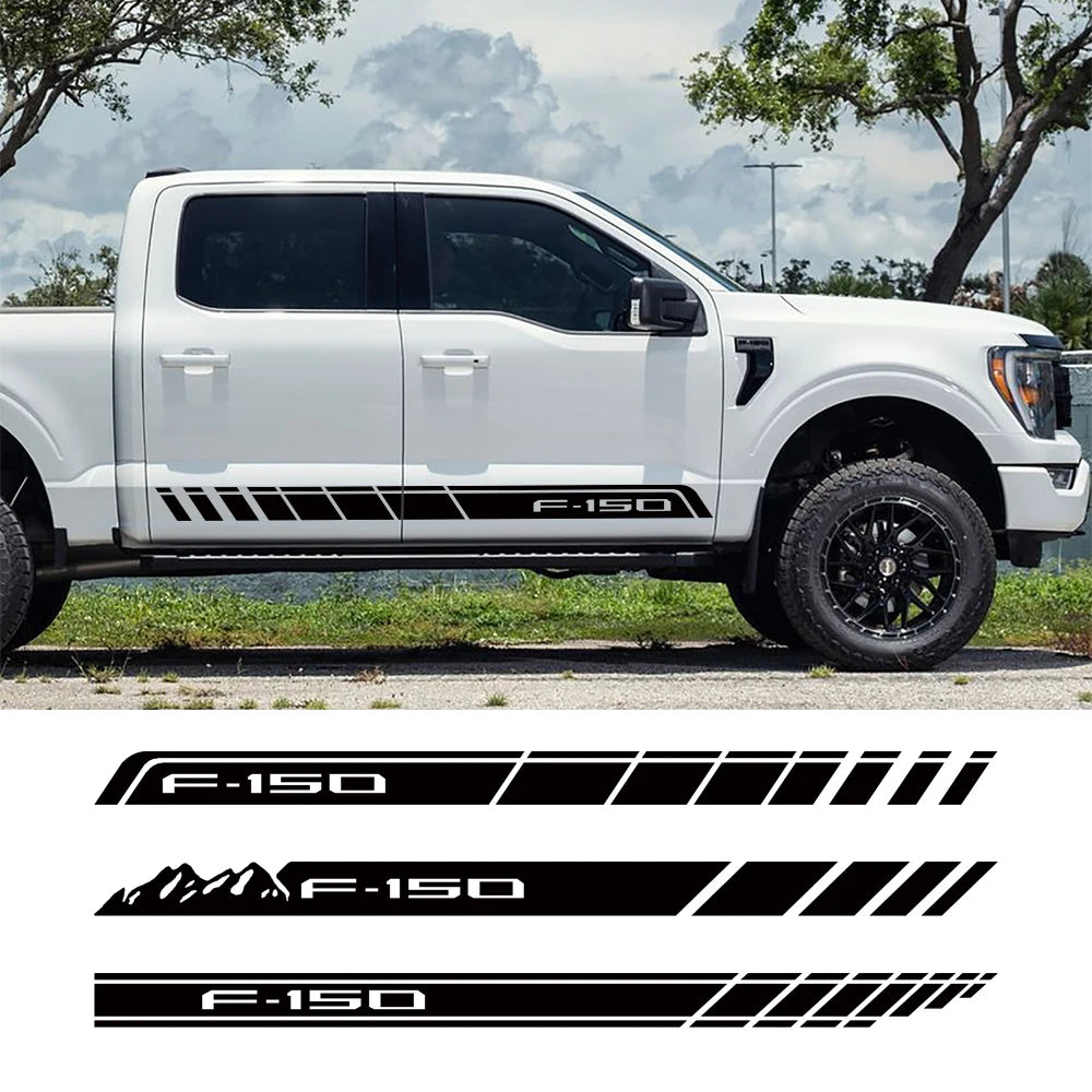 For Ford F150 Raptor Xtl Lariat Pickup Door Side Stripe Stickers