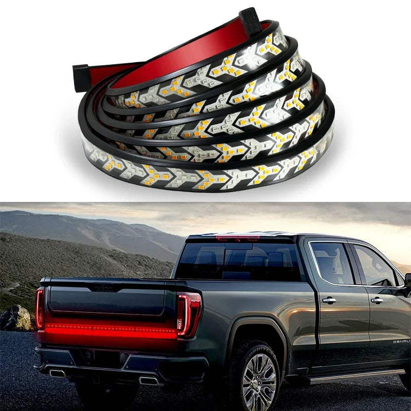 For Pickup Trailer 12V 24V Tailgate Bar Inch Turn Signal Dynamic