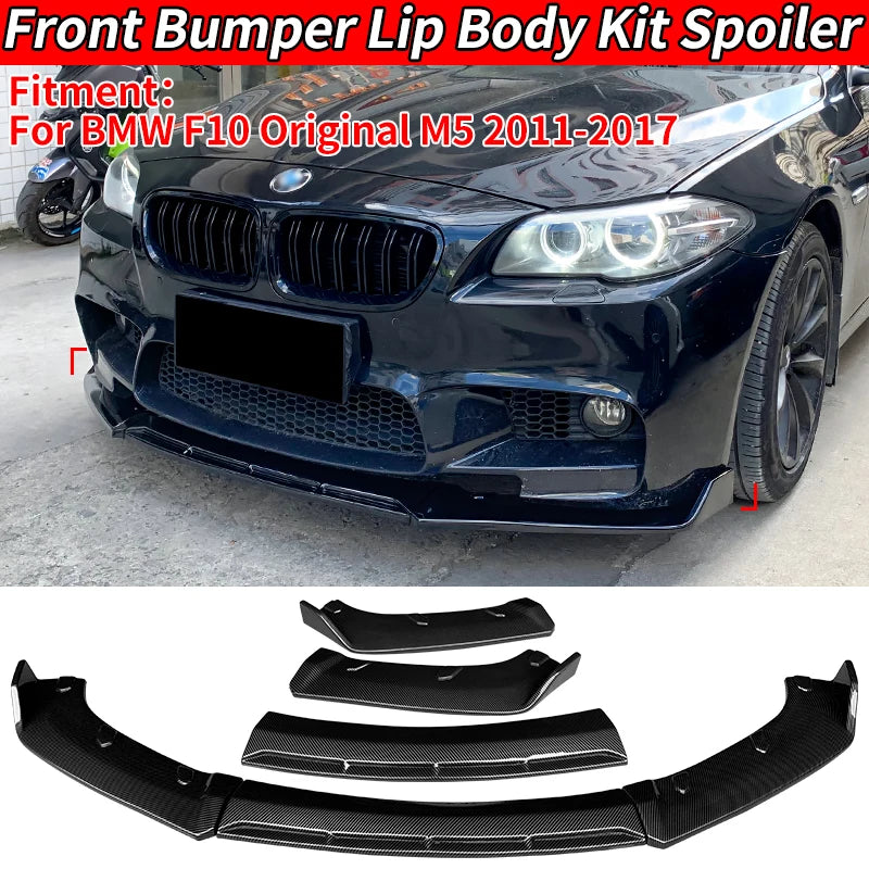 For BMW F10 Original M5 2011-2017 Front Bumper Lip Body Kit Chin