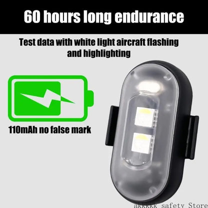 Xxff Wireless USB Rechargeable Waterproof Anti Collision Outdoor