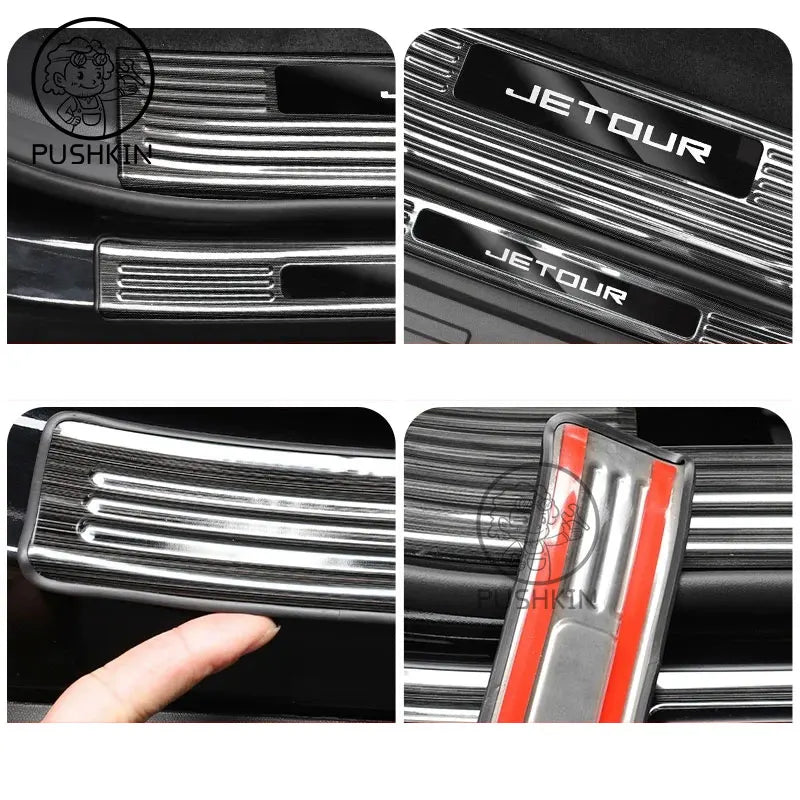 For Chery Jetour T1 2025 Door Stainless Steel Welcome Pedal