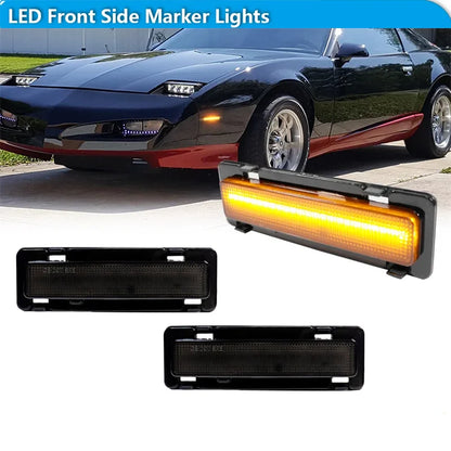 For Pontiac Firebird 1982-1992 Front Fender Side Marker Turn