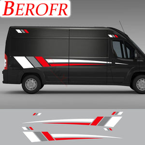 For Peugeot Boxer Citroen Jumper Fiat 6PCS Lot Body Stickers