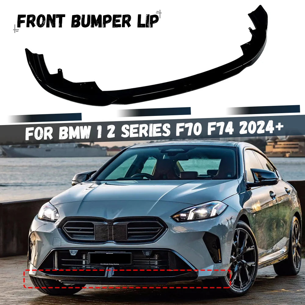 For BMW 1 Series 2 Series F70 F74 M Sport Front Bumper Spoiler