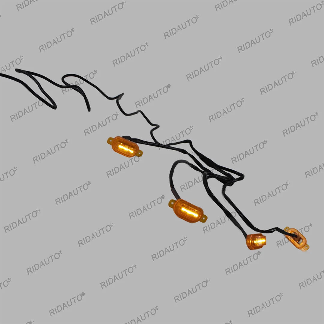 For Replacement Grille Amber LED Lamp Pickup Truck Hilux Travo