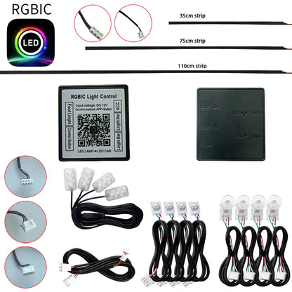 Full Colors Streamer Symphony Rgbic Ambient Wire Strip RGB
