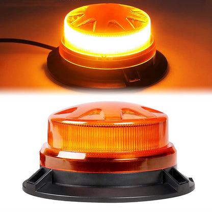 Amber Emergency Strobe Vehicles Roof Flashing MINI Beacon Flash
