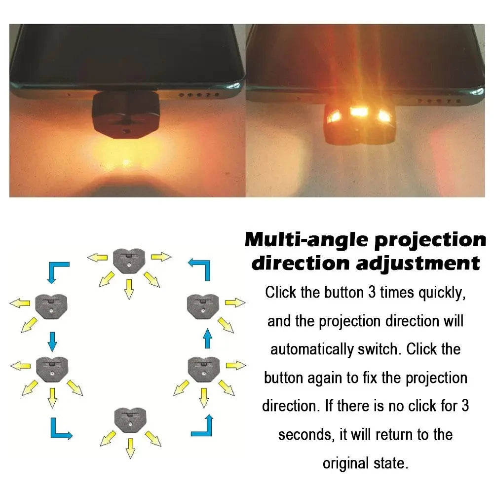 MINI type-c Atmosphere Ambient Night Neon Interior Emergency
