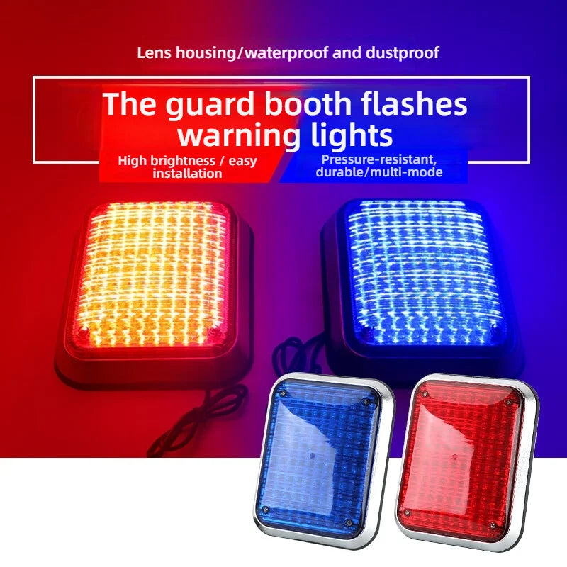 Set Ambulance Flashing Strobe Waterproof 12 24V Fire Truck