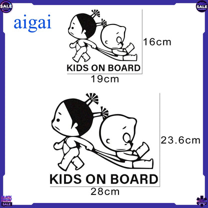 Body Window Windshield Creative Vinyl Decal Sticker Kids On