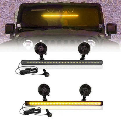 Strobe Strobes Beacons Windshield Flashing Truck 48LED Emergency